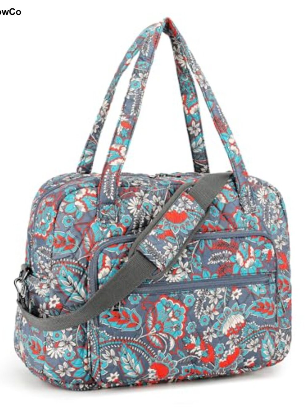 Quilted Travel Duffle Bag Weekender Overnight Carry On for Women